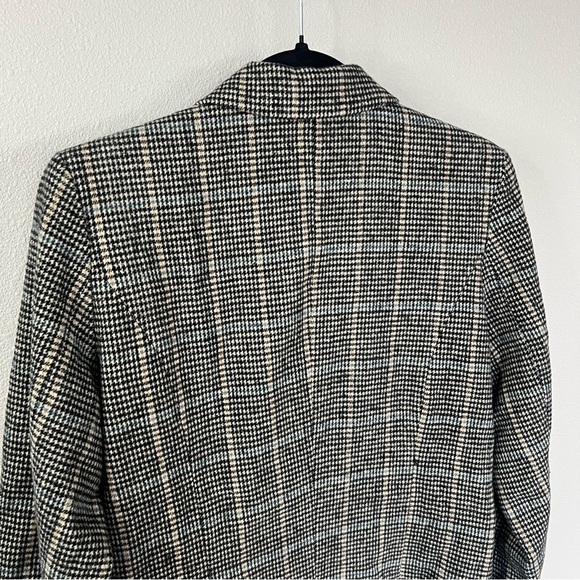 NWOT Rails Cody Houndstooth Check Double Breasted Blazer Sand Ash Women’s Small - Picture 12 of 14
